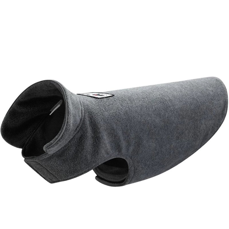 Creation Core Windproof Plush with Sport Vest Dog Clothes Night Reflective Jacket Pet Keep Warm Jacket No Pull No Choke Design Eco-Friendly for Small and Large Big Dog(Grey S)
